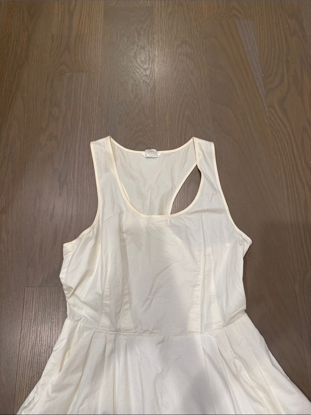 Club Monaco White Sleeveless A-Line Midi Dress - Picture 2 of 5